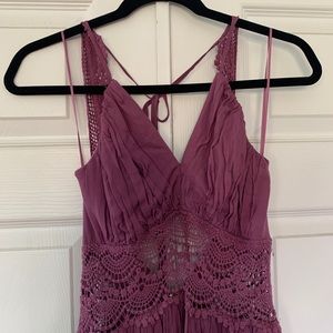 Maxi Purple Windsor dress